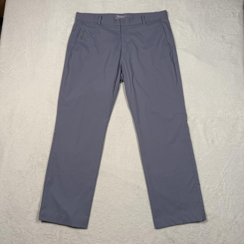 Nike Golf Dri-FIT Tour Performance Pants Mens 36x30 Gray Lightweight 509737-500 - Picture 2 of 13
